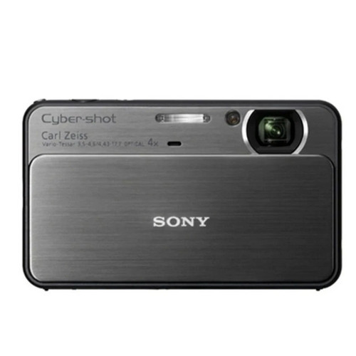 Sony Cybershot Digital Camera DSC-T99 Black 14.1MP W/ Charger, Battery & Memory