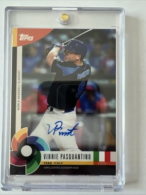 2023 Topps World Baseball Classic Global Stars Vinnie Pasquantino Black Auto