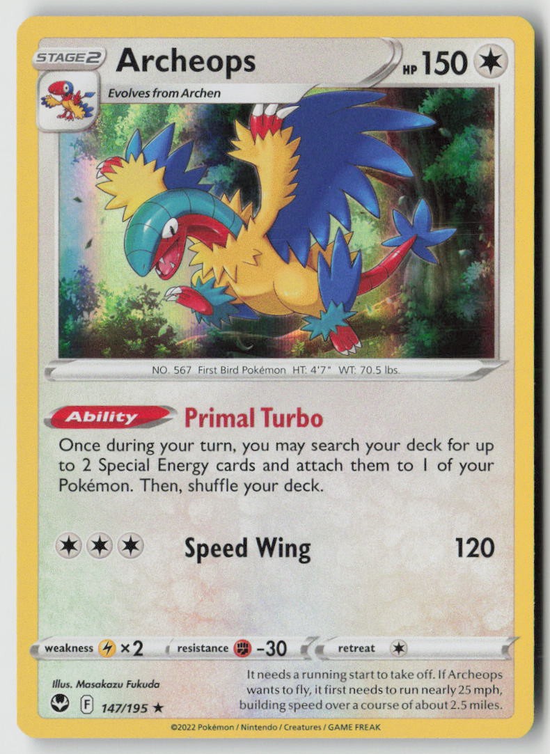 Silver Tempest Archeops Holo 147/195 LP
