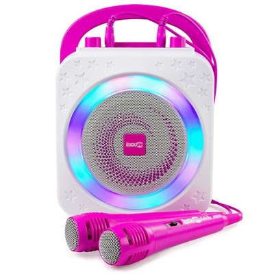 10 Watt Rechargeable Bluetooth Karaoke Machine with Two Microphones Voice