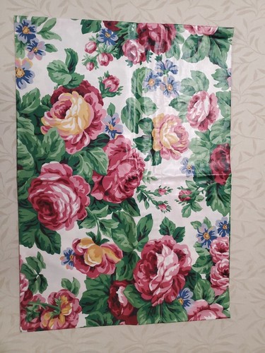 Longaberger Rose Flowers Window Valance 72"X17.5" Cottage Farm Romantic USA ONS - Picture 1 of 5