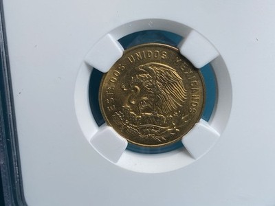 1954-69 Mo Mexico 5C Brass - NGC BRILLIANT UNCIRCULATED | eBay