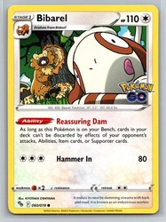 Bibarel 060/078 Pokemon GO Common