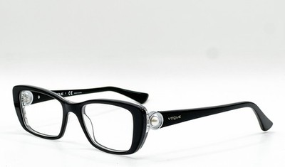 NEW VOGUE VO 2749-H 1993 BLACK AUTHENTIC EYEGLASSES 51-18