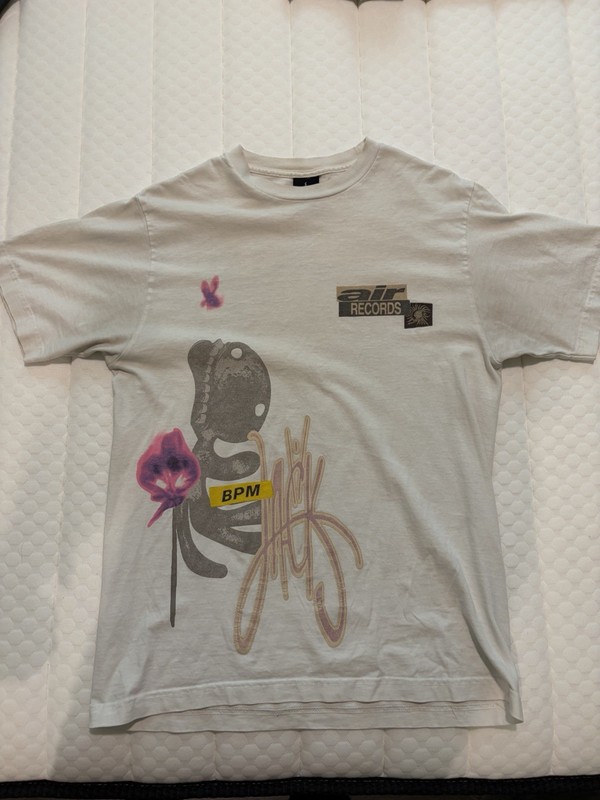 “Cactus Jack Air Records BPM Dream It Music Graphic Tee, Men M