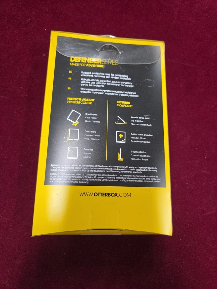 OtterBox Defender Series Case Samsung Galaxy Tab 4 (7.0) Black New - Image 2 of 2
