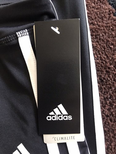 adidas Girls' Capri Legging Black Size XL 16 NWT - Picture 6 of 8