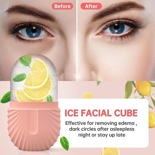 Ice Face Roller Ice Cube Beauty Massage Silicone Ice Mold for Eye Puffiness Ice - Picture 5 of 28