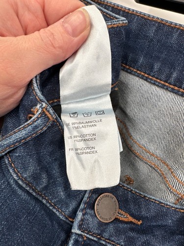 Articles of Society Skinny Jeans Women 28 Dark Blue Seattle Magnolia Wash Cotton - Picture 8 of 8