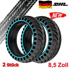 2x 8,5 Zoll Elektroroller Vollgummireifen Pan...