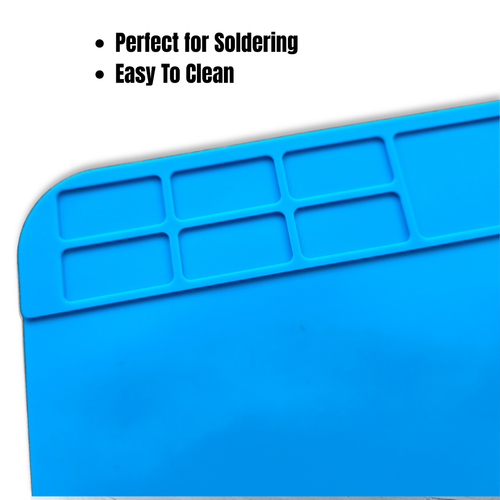 RC Car Repair Work Mat Silicone Heat Insulation Pad for Soldering - Picture 2 of 5