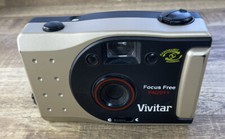 VIVITAR PN2011 35mm Film Camera Panoramic Focus Free Point and Shoot Great Shape