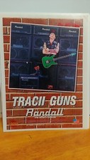 TRACII GUNS RANDALL GUITAR AMPLIFIERS  LA GUNS PRINT AD  11 X 8.5  z5