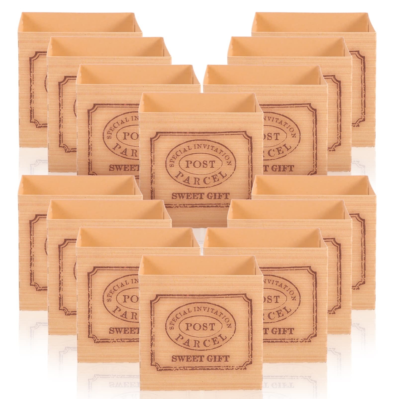 20 Packs Cupcake Liners Bulk for Baking Kraft Paper Square Cupcake Baking Cup...