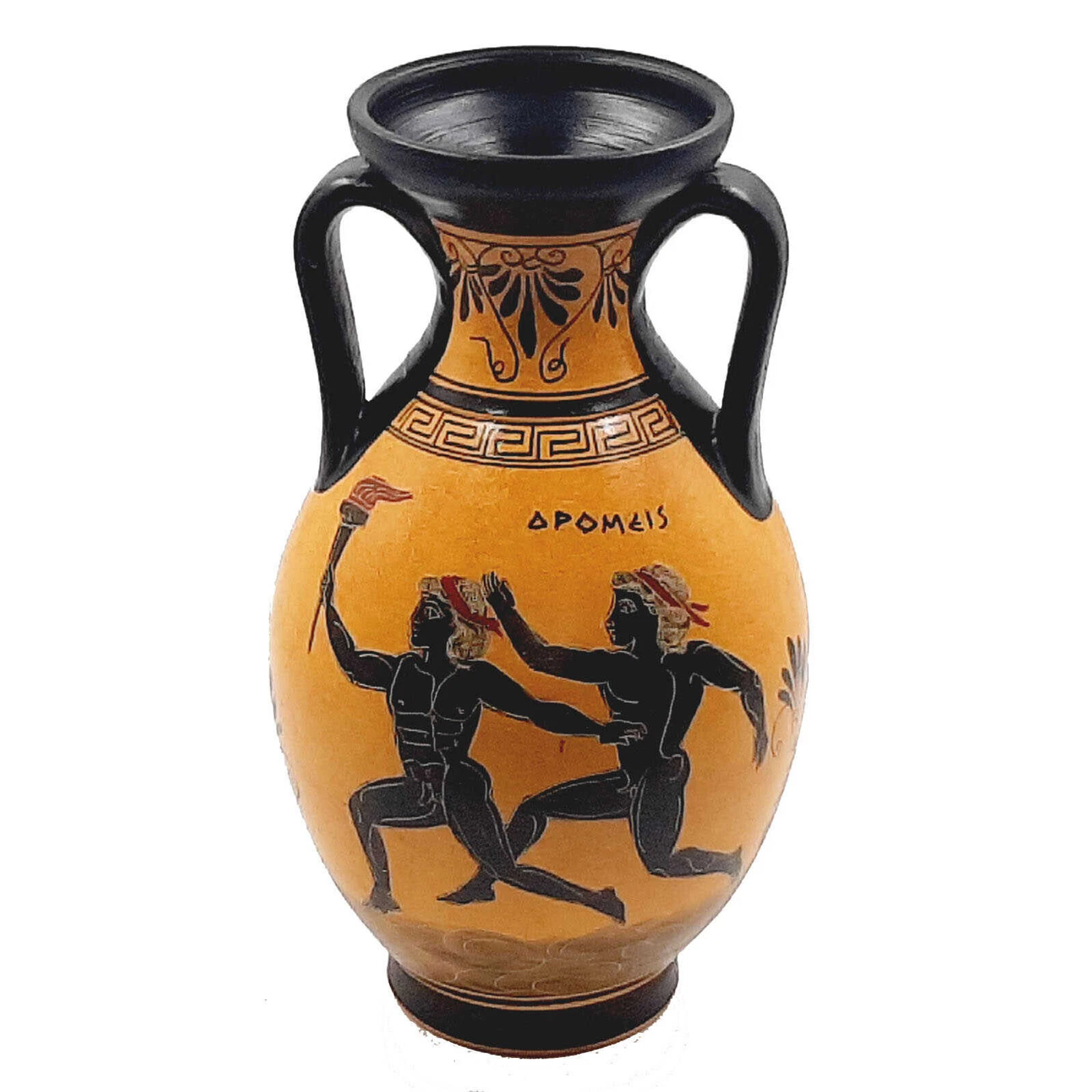 Ancient Greek Pottery Vase 26cm,shows themes from Ancient Olympics
Opens in a new window or tab