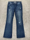 Joes Jeans Y2K Rocker Flare Womens 29x34 Blue Distressed Wash Denim 90s Vintage