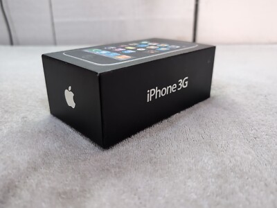 Apple iPhone 3G 8GB Black EMPTY BOX | eBay