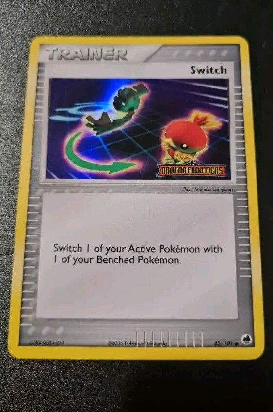 Pokemon Card - Switch 83/101 Reverse Holo EX Dragon Frontiers Stamped - NM