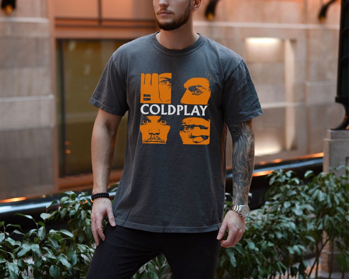 Coldplay Rock Band T-Shirt on Vintage Black Comfort Colors 1717