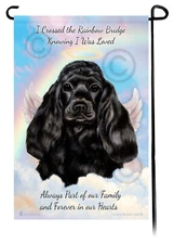 Cocker Spaniel Memorial Garden Flag