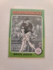 2024 Topps Heritage Bryce Jarvis RC #287 SP Black & White Image Parallel DBacks