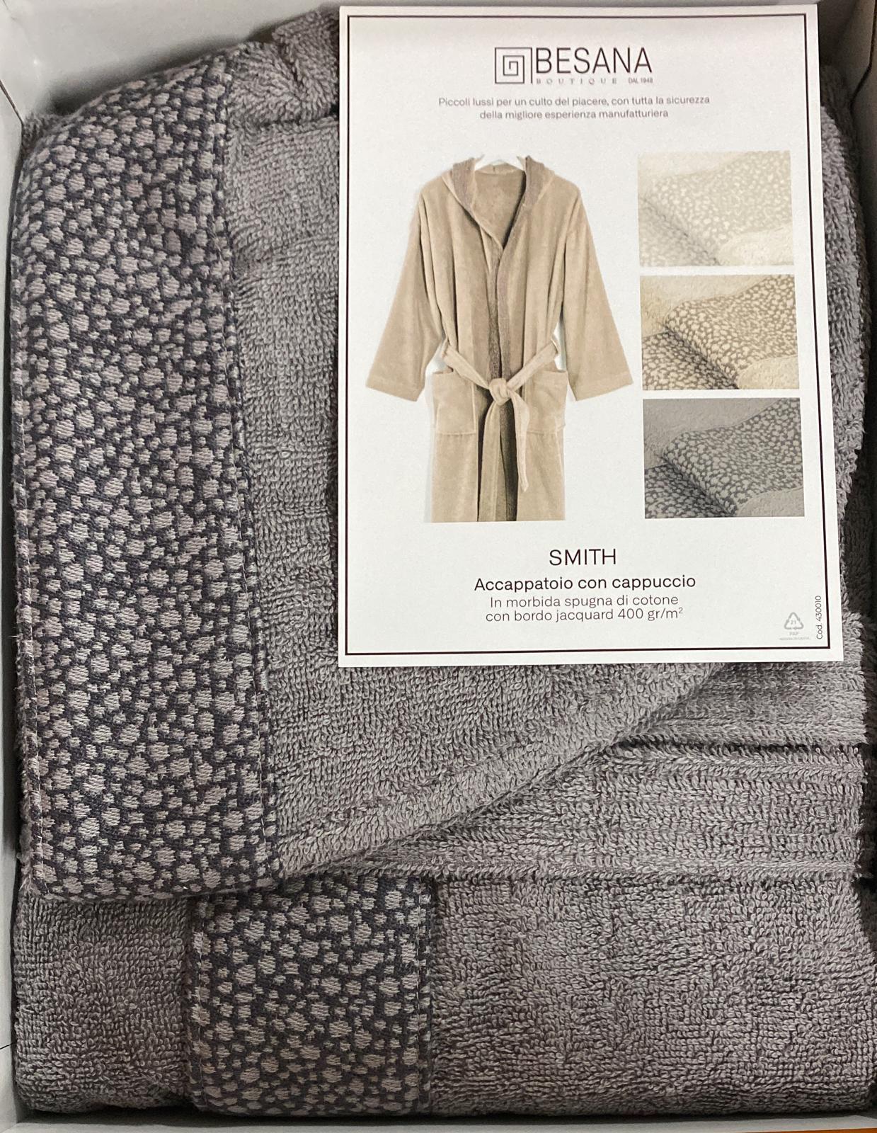 Accappatoio Con Cappuccio Caleffi Arcobaleno - Morbido E Assorbente, Uomo E Donna, 100% Cotone - Foto 4