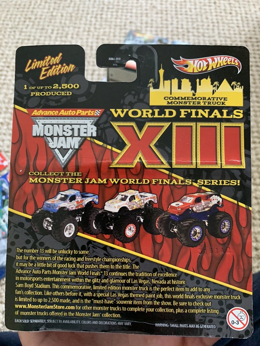 Hot Wheels Monster Jam Truck Complete World Finals X Collection