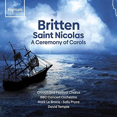 BBC CONCERT ORCHESTR - BRITTEN  A CEREMONY OF CAROLS SAINT NICOLAS -  - Z123z