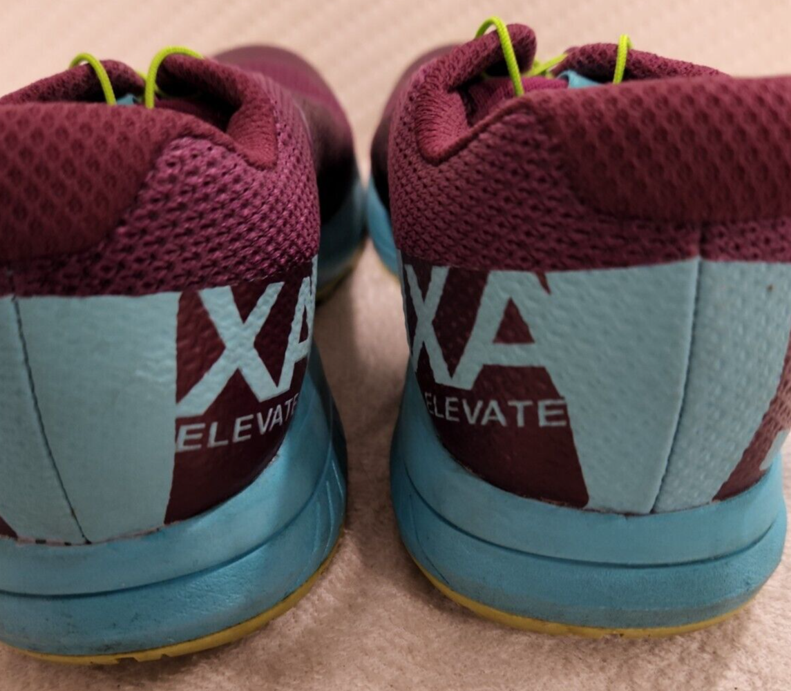 Scarpe da donna Salomon XA Elevate sneakers taglia 7 viola 401378 trail running #B11