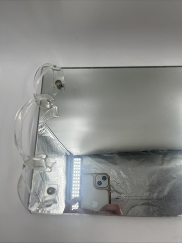 Vintage Retro Lucite Dorothy Thorpe Inspired Handles on Mirrored Vanity Tray - Afbeelding 4 van 8