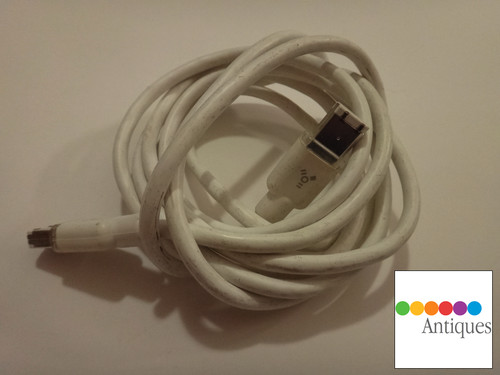 Apple Mac FireWire 400 Cable Thick White Cord M8634G/B 6 feet 2m 6-pin to 6-pin