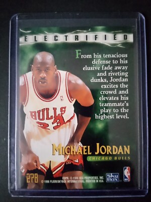 1995-96 Skybox Premium - #278 Michael Jordan Electrified | eBay