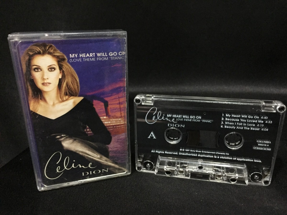 Celine Dion Single My Heart Will Go On Love Theme Titanic Cassette