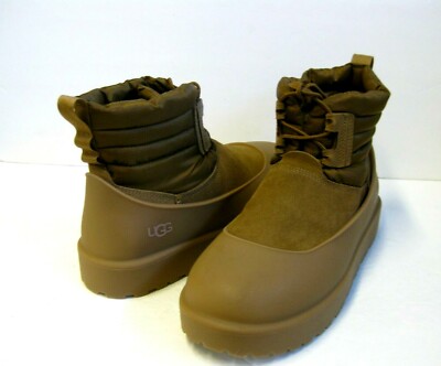 UGG CLASSIC MINI LACE UP WEATHER MEN CHESTNUT SUEDE US 11 /UK 10 /EU 44