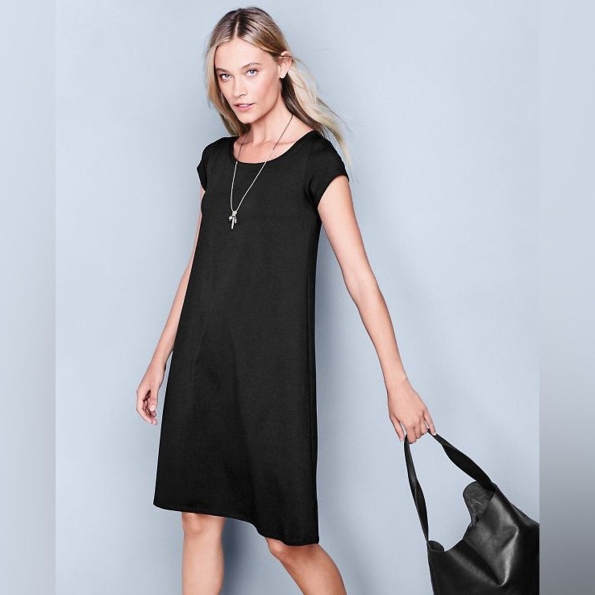 Eileen Fisher Tunic Dress Organic Cotton Quiet Luxury Capsule