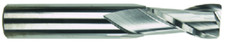 1/2" Solid Carbide END MILL 2 Flute FL 1" OAL 3" Regular Made In USA 58032