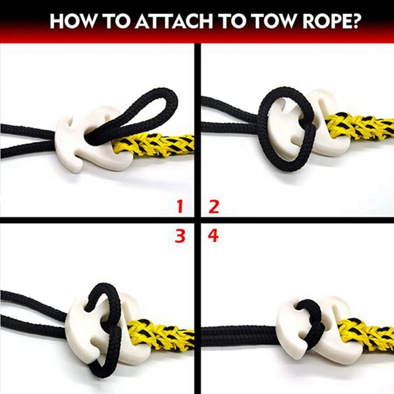 2X(Boat Tow Rope Connector,Water Ski Rope Connector Towable Tube Rope9456 eBay