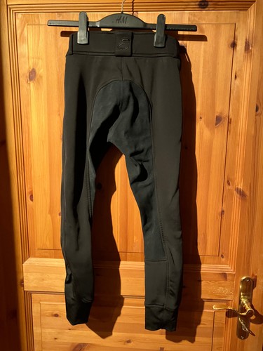 EQUILIBRE Reithose Winter Reiten Vollbesatz Gr. 152 Reitbekleidung schwarz