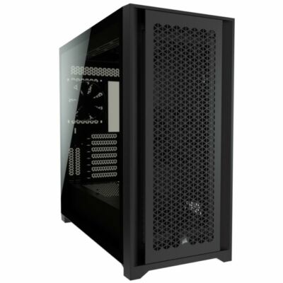 Corsair 4000D Mid-Tower ATX PC schwarz Gehäuse mit 3 RGB Lüftern. - Netzteil - Neuwertig
