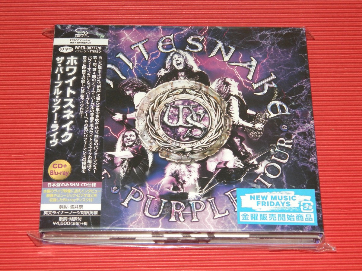 5AT WHITESNAKE The Purple Tour Live JAPAN ONLY SHM CD + BLU-RAY