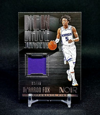 2017-18 Panini Noir New Wave Jerseys #36 De Aaron Fox Rookie /99 Rare! Case Hit!