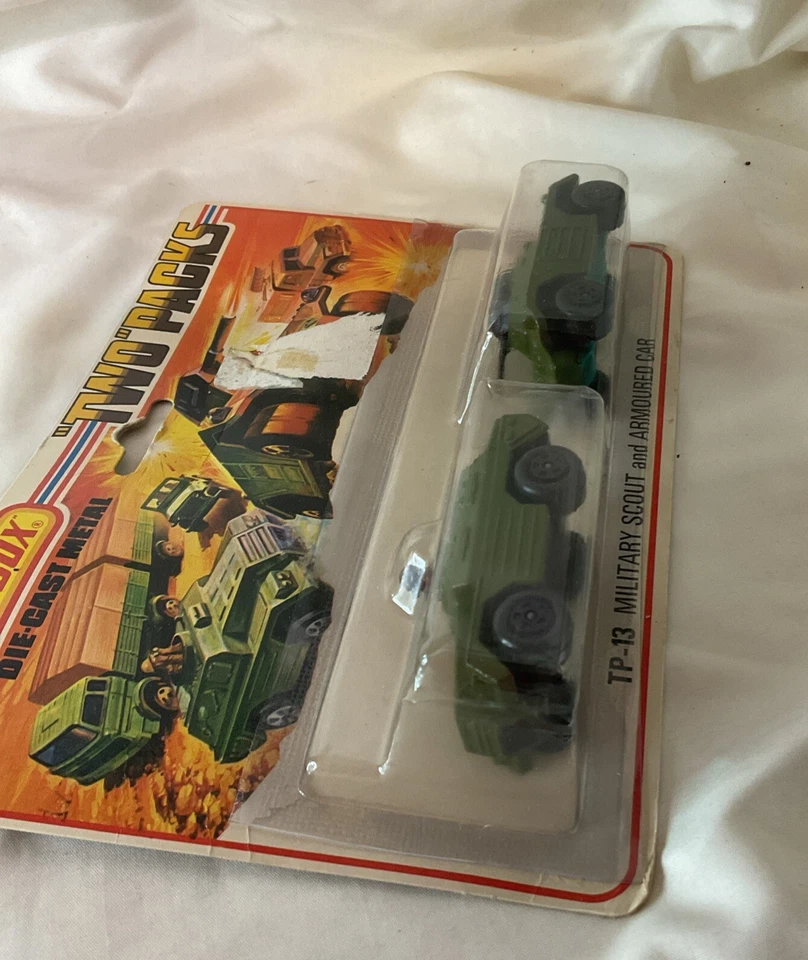 Matchbox Lesney Two Packs TP-13 Military Scout & Armoured Car Sealed VTG 1975 - Image 4 of 4
