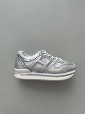 HOGAN JUNIOR H222 Taglia 31 IN PELLE ARGENTO