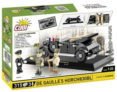 COBI 2260 Limited Edition De Gaulle's Horch 830BL 315 bricks + 3