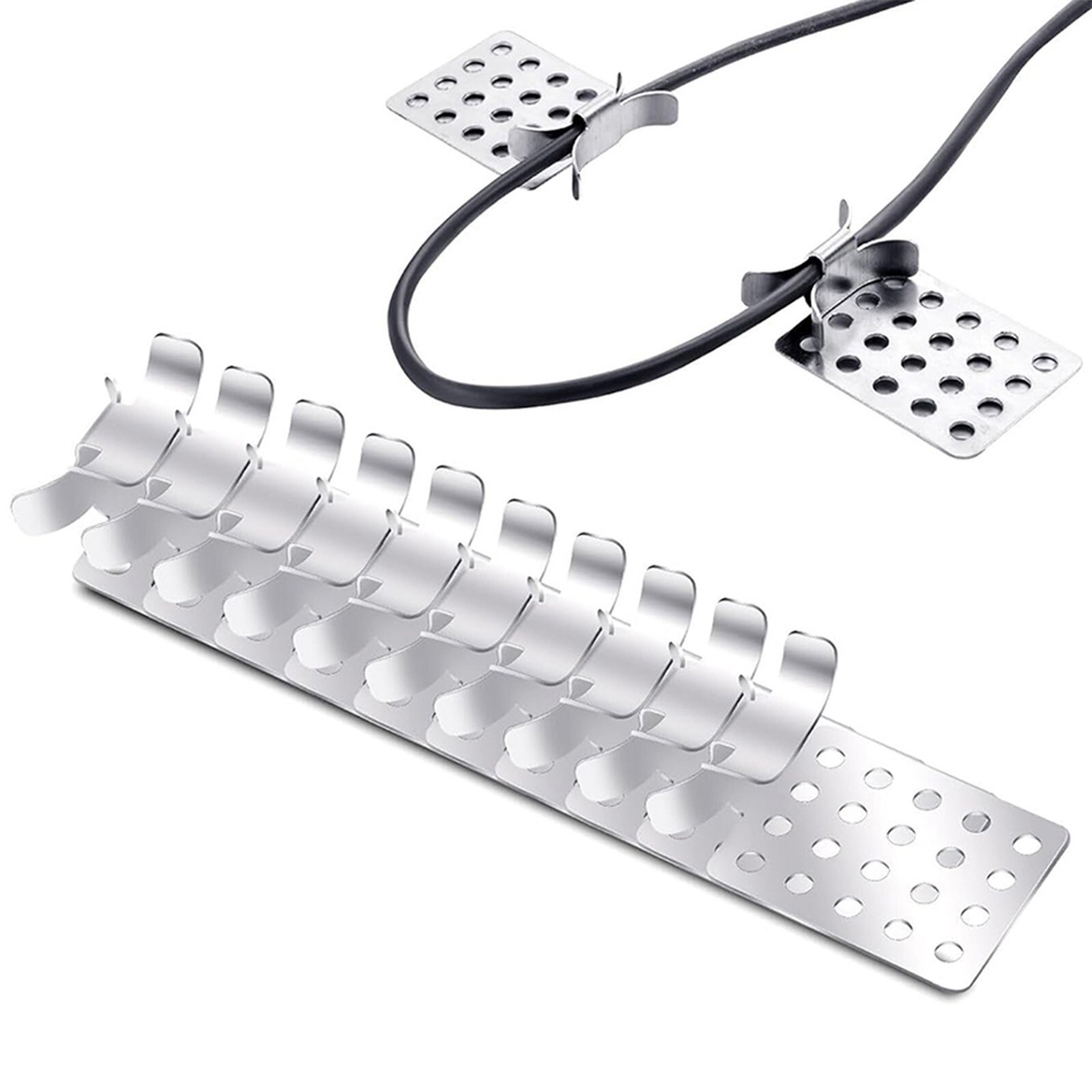 Easy to Install Roof Deicing Cable Clips Pack of 10 Made from Aluminum