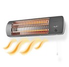 Bad Heizlüfter 1,2kW energiesparend Elektrische Feuchtraum Heizung Wandmontage