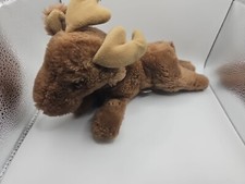 Vintage 1978 Moose Plush Dakin Brown Soft Stuffed Animal Toy Collectable 30cm