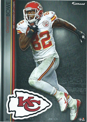 DWAYNE BOWE FATHEAD TRADEABLES LSU TIGERS KANSAS CITY CHIEFS STICKER 2013 #44