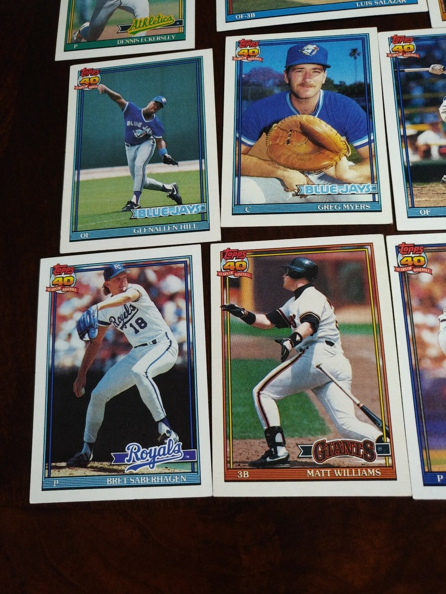ゲームセンター・ゲームカード topps 40 years of baseball