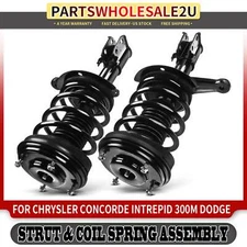 2x Front Complete Struts Coil Spring Assembly for Dodge Intrepid Chrysler 300M